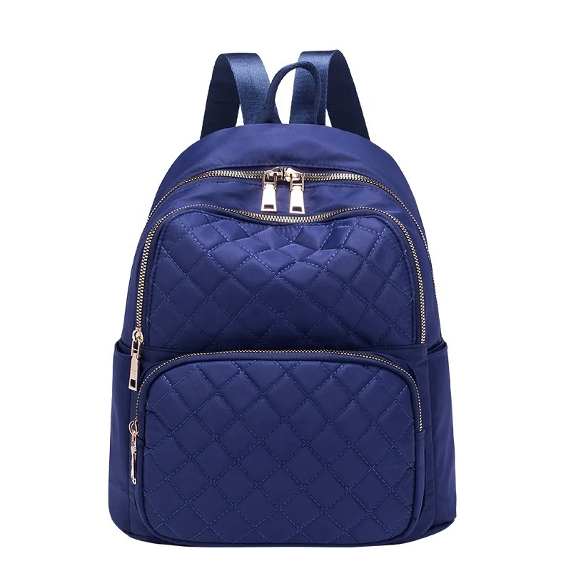 2021 designer quilted large capacity lady waterproof nylon vintage bags for women backpack