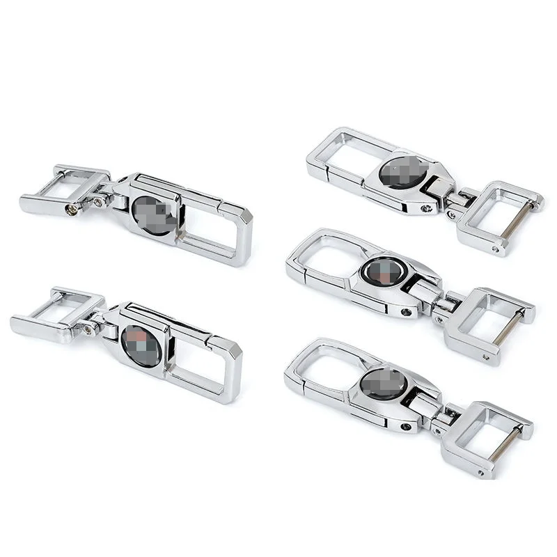 Customized all kinds of car key chain, car key bag, car key hook, the middle label can be changed  metal keychain  keychains for