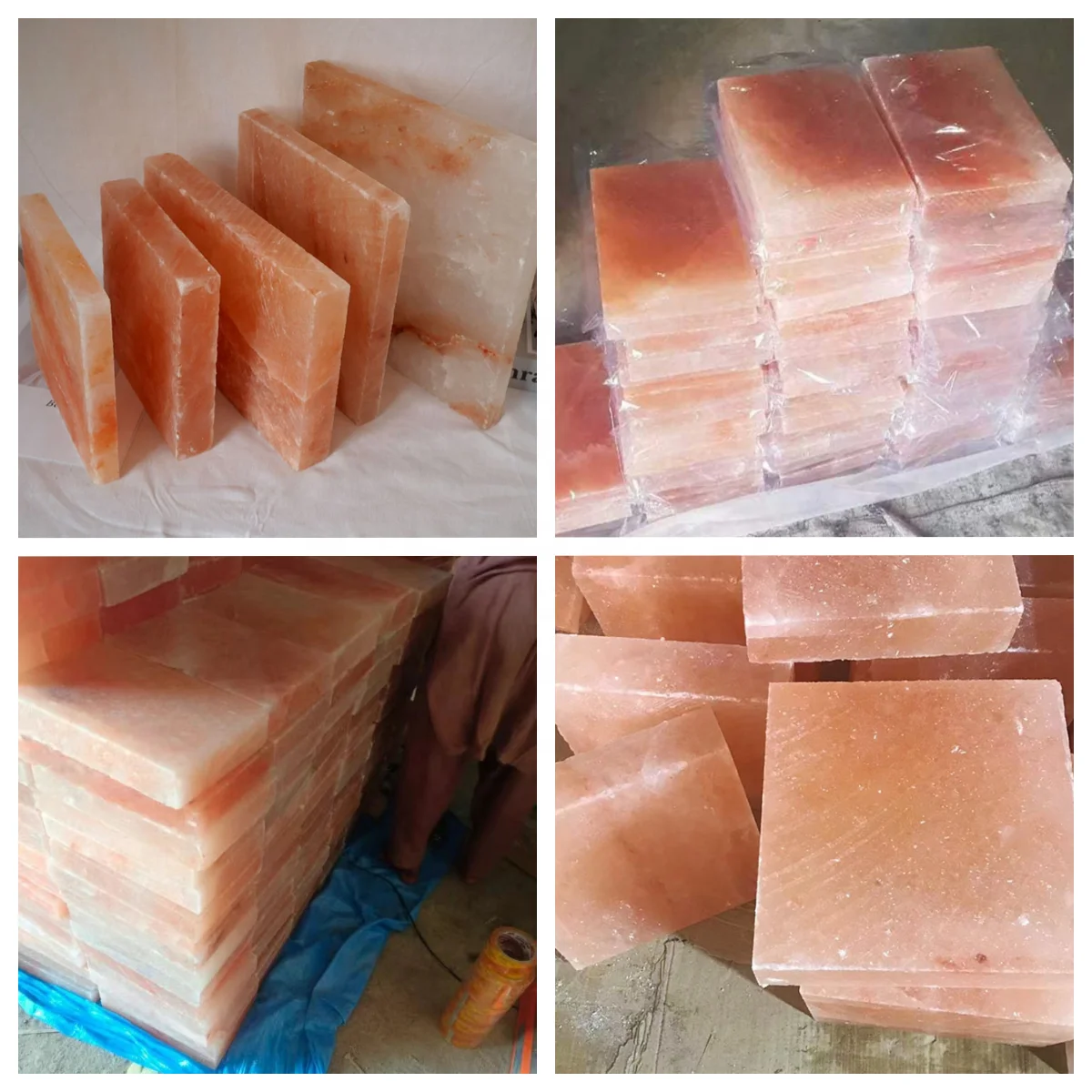 Kangshun customizable Himalayan Salt Tiles For Salt Room Spa Sauna steam room 20*10*2cm