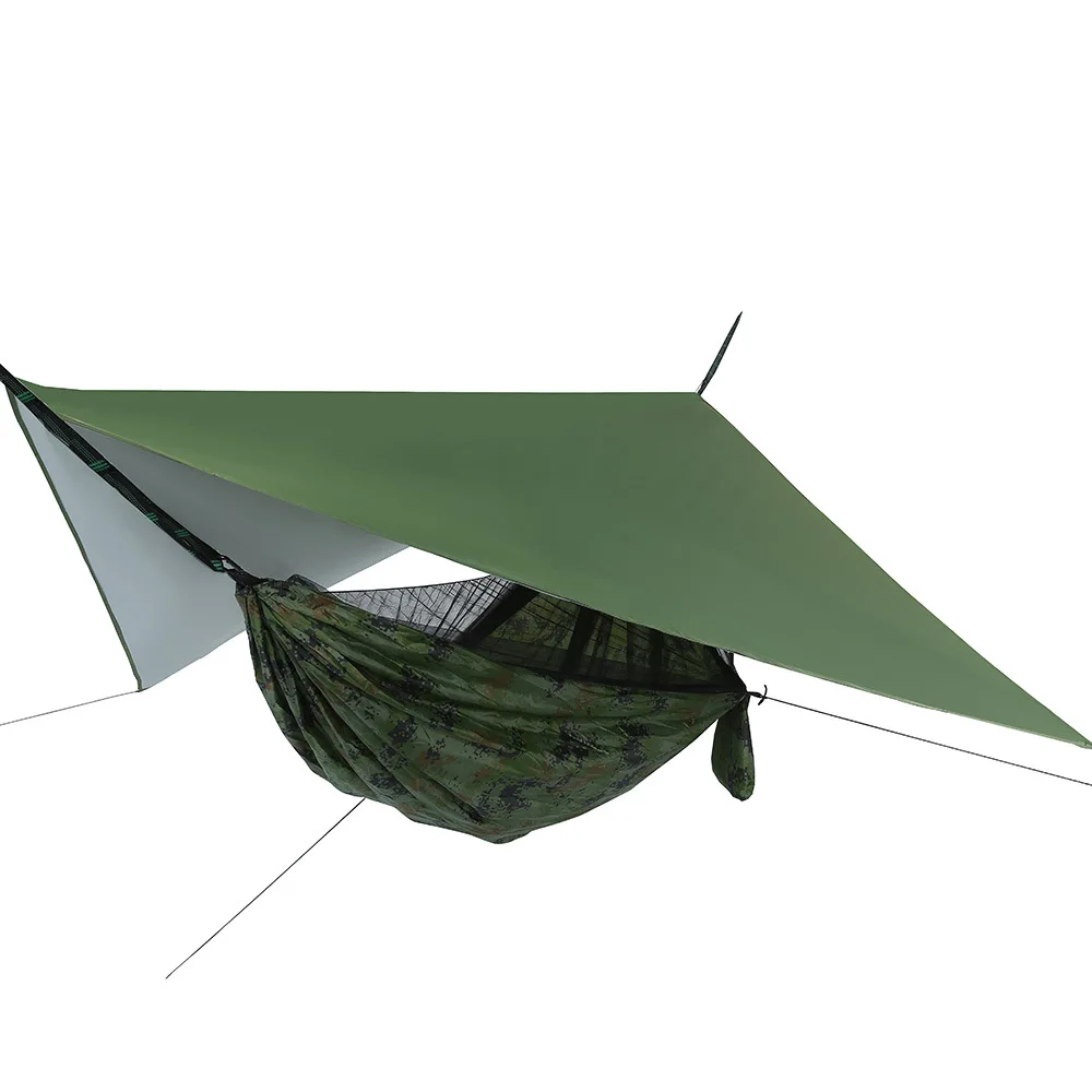 Manufacturer wholesale Nylon Fabric  Qualited hammock with trap tent Strong privacy Sun proof Freestanding Portable Quick-openin
