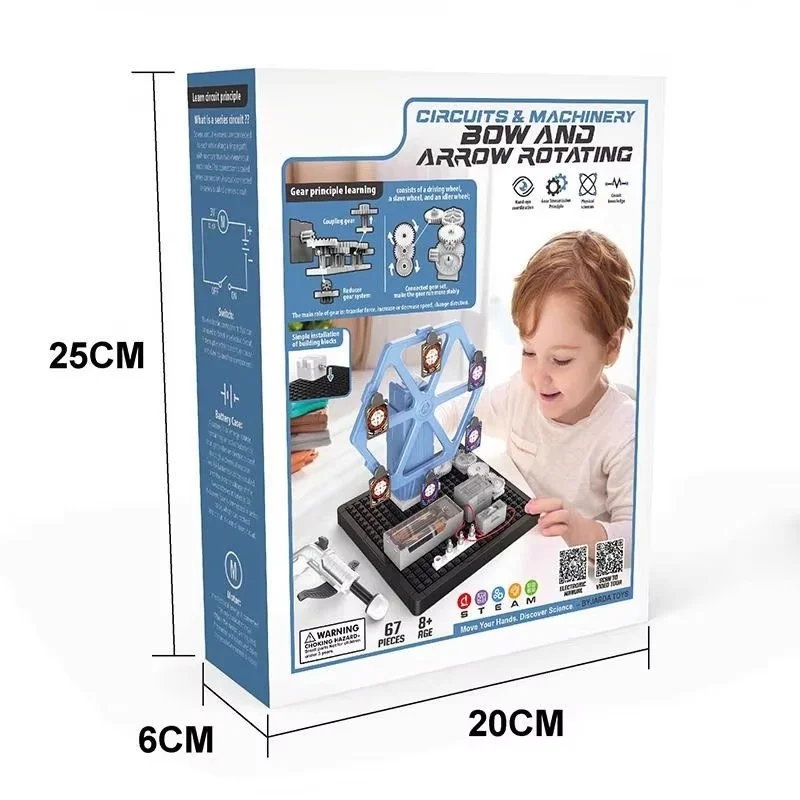 DIY Snapping Electronic Circuit Toy for Kids Physics STEM Construction Science Kits Educational Toys with Box Packaging Learning