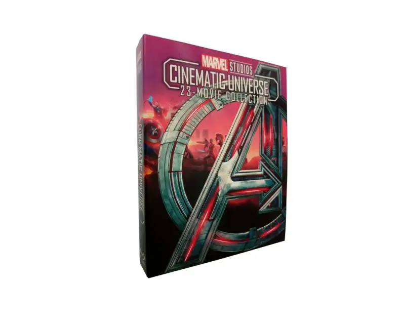 Cinematic Universe 23 movie Collection Blue-ray 8 Discs Factory Wholesale DVD Movies TV Series Cartoon DVD Free Ship
