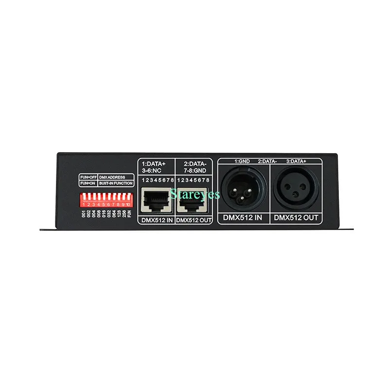 100 Pcs DMX512 Decoder RGB 3 Channels RGBW 4 Channels LED  Controller 8A / CH DC12-24V DMX512 LED driver