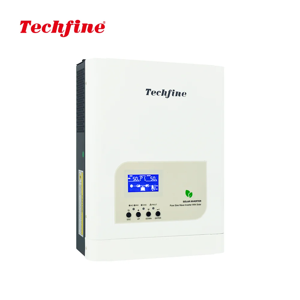 Techfine 500w 1000w 1200w 2000 watt pure sine wave power inverter 12v 220v dc ac home inverter solar inverter 1KW 1.5KW 1.5KVA