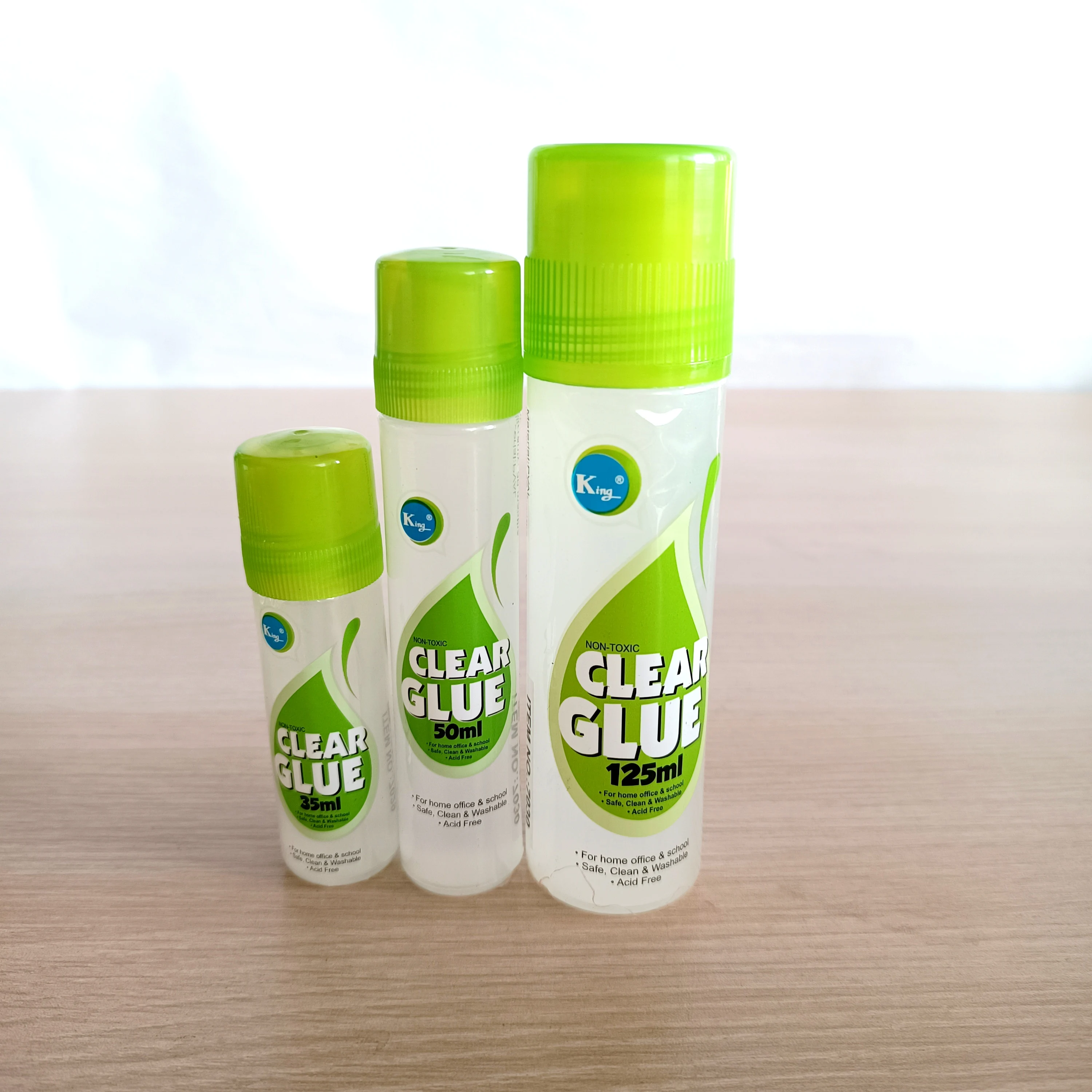 Custom middle size 50ml glue Student Stationery hand craft office invoice envelope card paste Liquid Glue stick adhesive