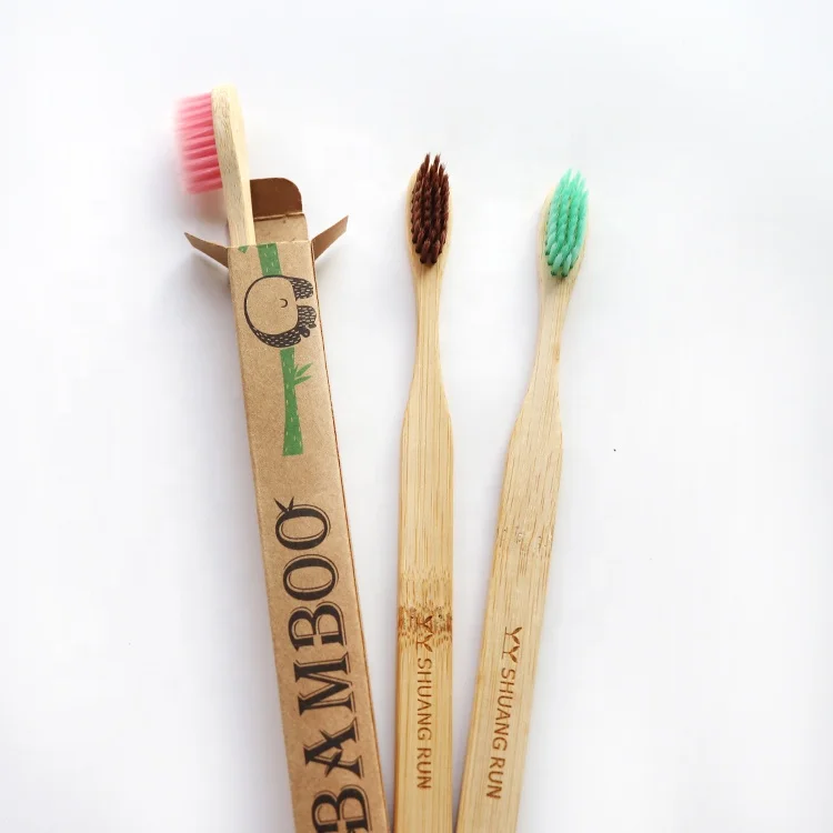BT-FR OEM Soft Bamboo Toothbrush Eco Friendly Bamboo Toothbrush