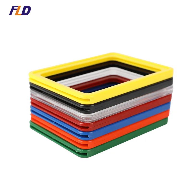 Supermarket Colourful Plastic Poster Frame Plastic Poster Board Frames