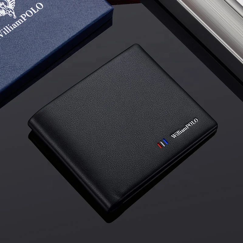 New Mens Bag Card Holder Luxury Leather Christmas Gifts for Men Short Wallet Card for Mental Purse Male PL201516