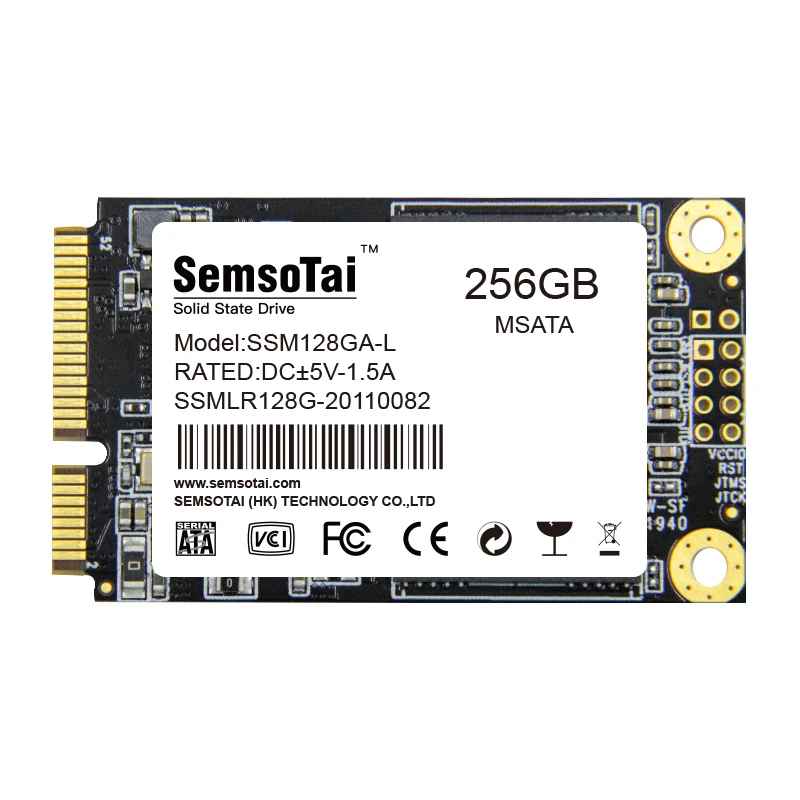 Быстрый MSATA SSD 256 ГБ Внутренний твердотельный накопитель 512 ГБ ноутбук SSD 1 ТБ память