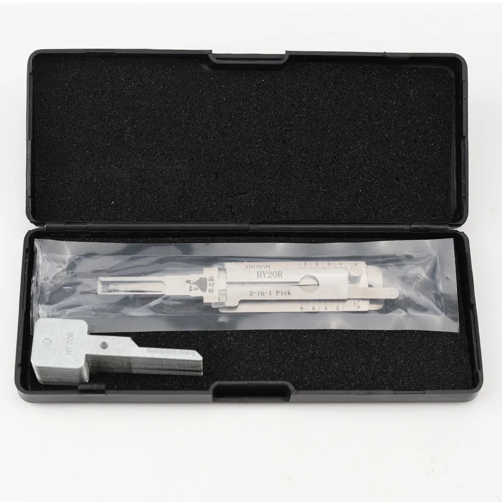 LISHI HY20R 2 IN 1 apply to Hyundai Open Car Door Locks Decoder Unlock Tool and Locksmith Supplies LISHI HY20R HY18R 2 in 1 Pick