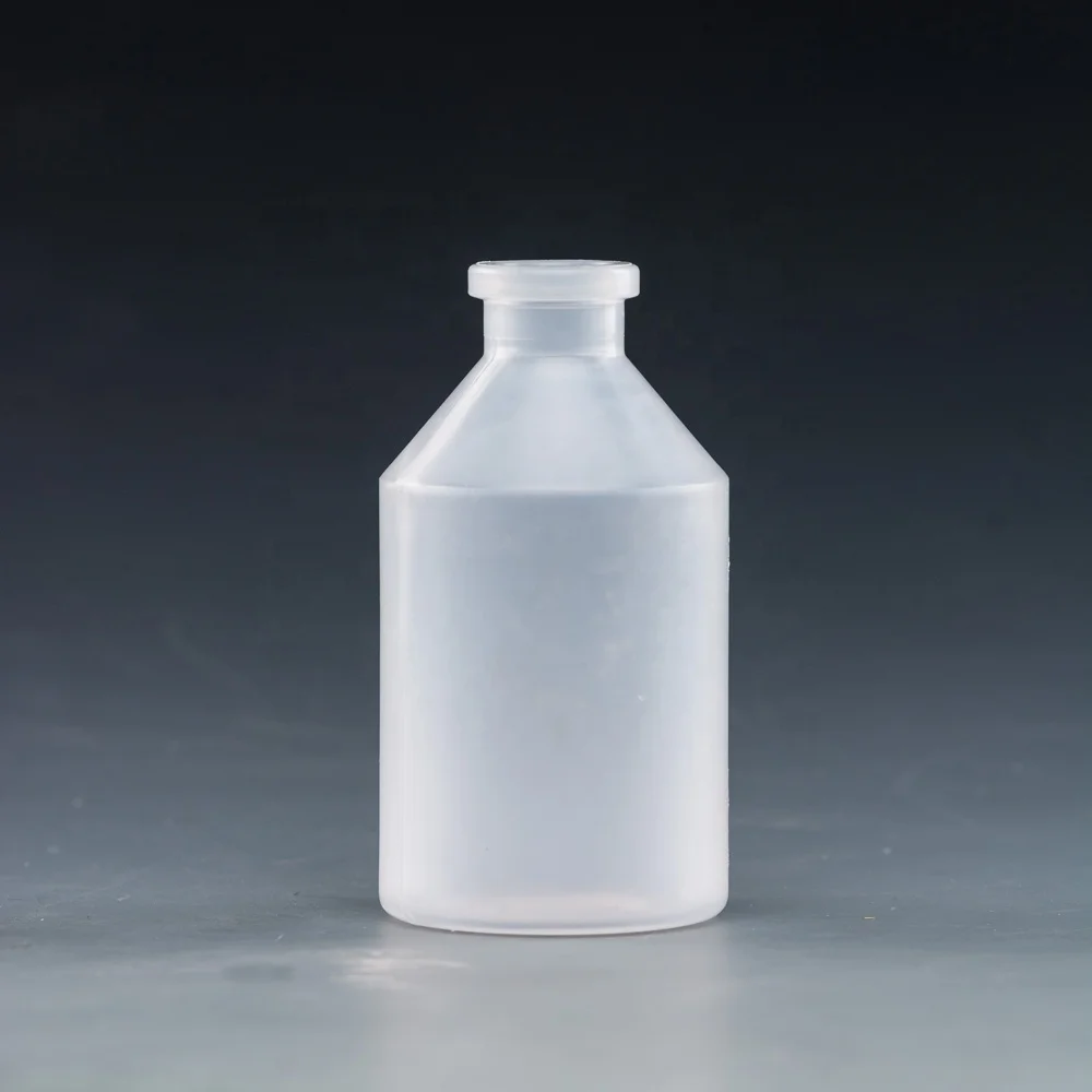 plastic container manufacturers supply 50ml sterile empty injection vials plastic vaccine bottle for animal medicine