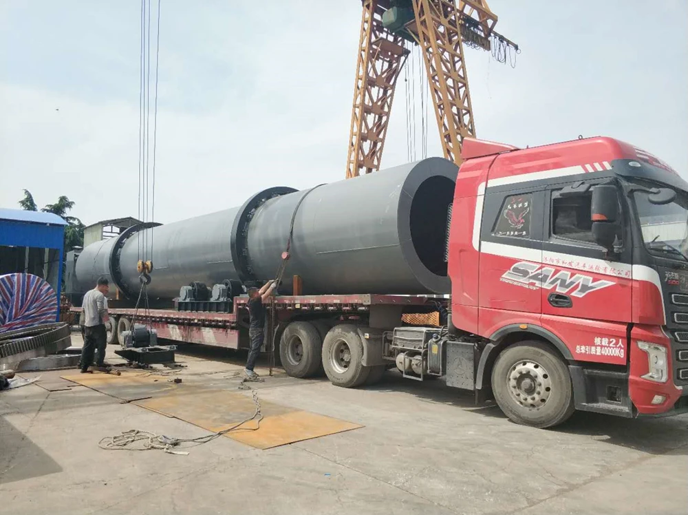 diesel burner cylinder dryer clay drum dryer machine clay rotating dryer plant