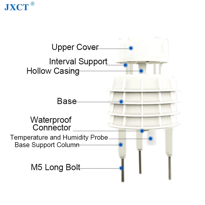 Weather Monitoring Station Ultrasonic Wind Speed and Direction Sensor