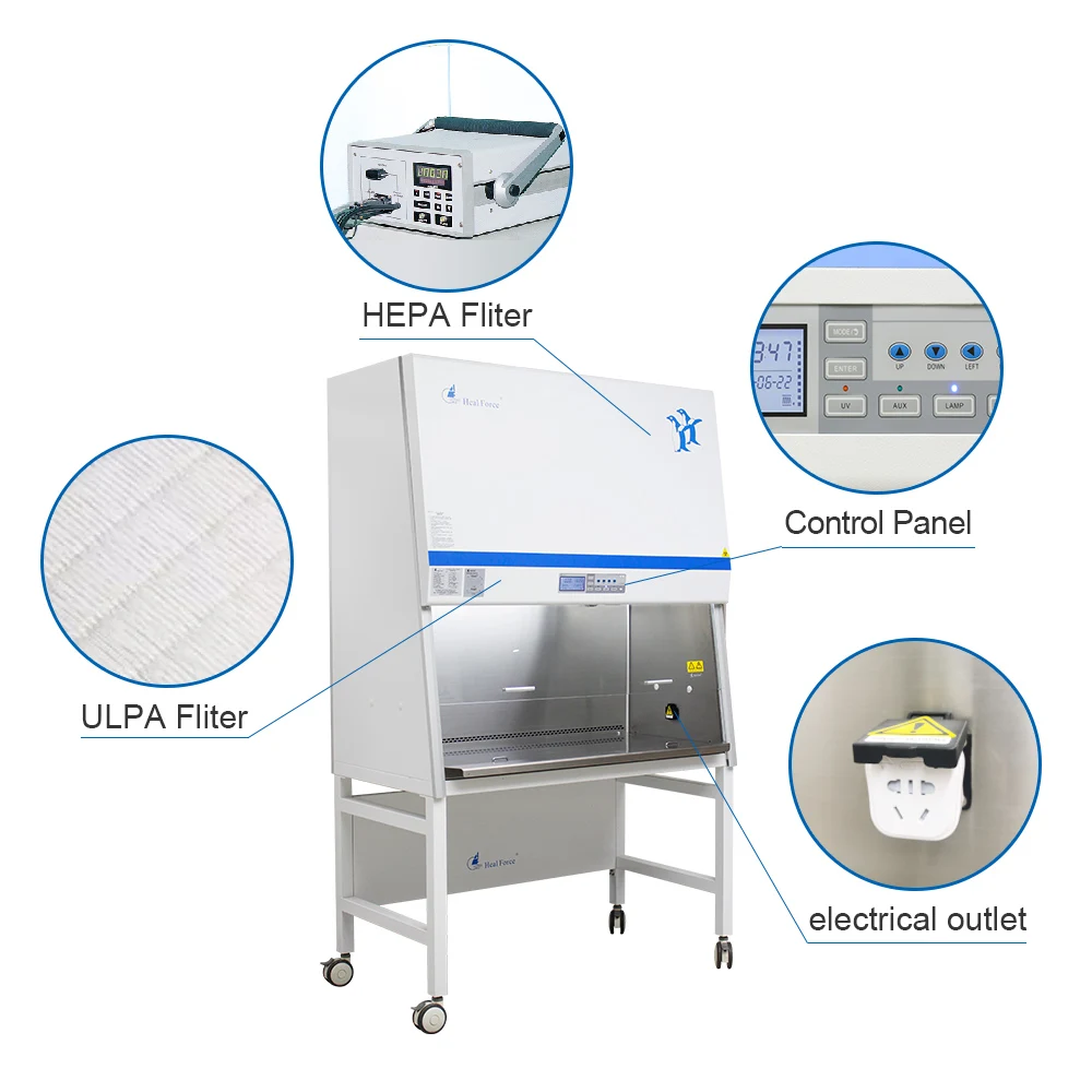 Laboratory Exhaust Safety Cabinet Class 2 Type A2 Grade  Biosafety Cabinets Pcr  Biological Safety Cabinet