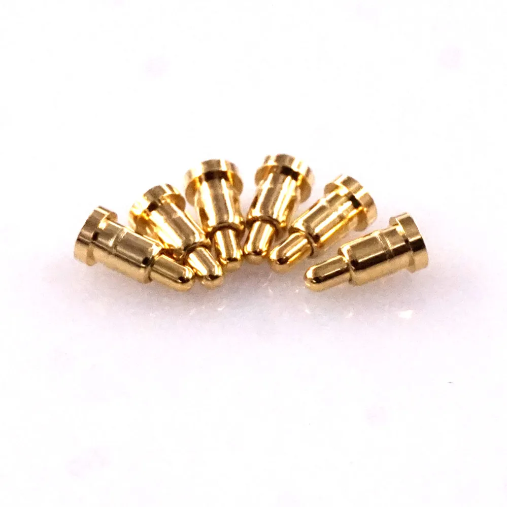 Spring Loaded Pogo Pin Connector 4.0 mm Height SMD PCB Straight Flange 2.0mm 12VDC 1A Single Spring-Loaded Contact