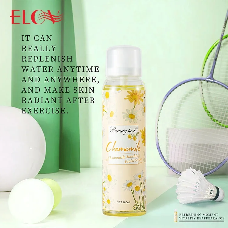 Natural Fresh 180ml Nourishing Soothing Chamomile Deodorant Body Facial Spray For Men And Women