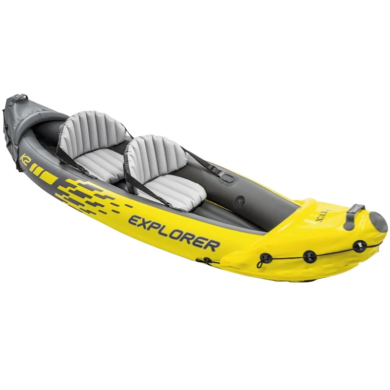 INTEX 68307 Inflatable Double Kayak Raft 3.12m Kayak Inflable Rafting With Patch, Hand Pump Etc Accessories