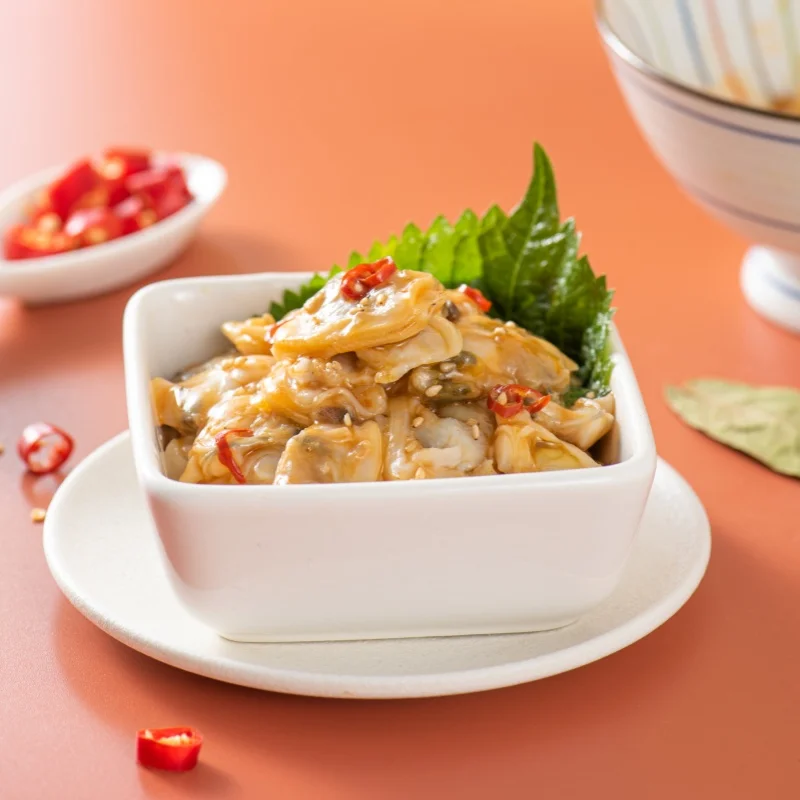 Factory Direct Sales Vegan Friendly Instant Seasoned Clam Meat Suitable for Healthy Lunch Boxes
