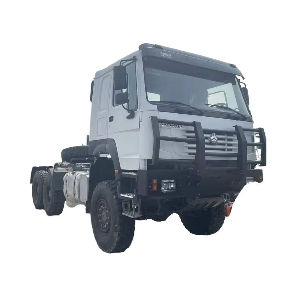 Left Hand Drive Tractor Truck Big Single Tire 6x6 All Wheels Driving Tractor Truck For Sale