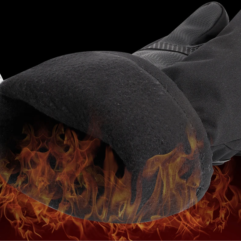 Men Women Waterproof Rechargeable Battery Snowboard Motorcycle Racing Cycling Guantes Freezer Winter Ski Electric Heated Gloves