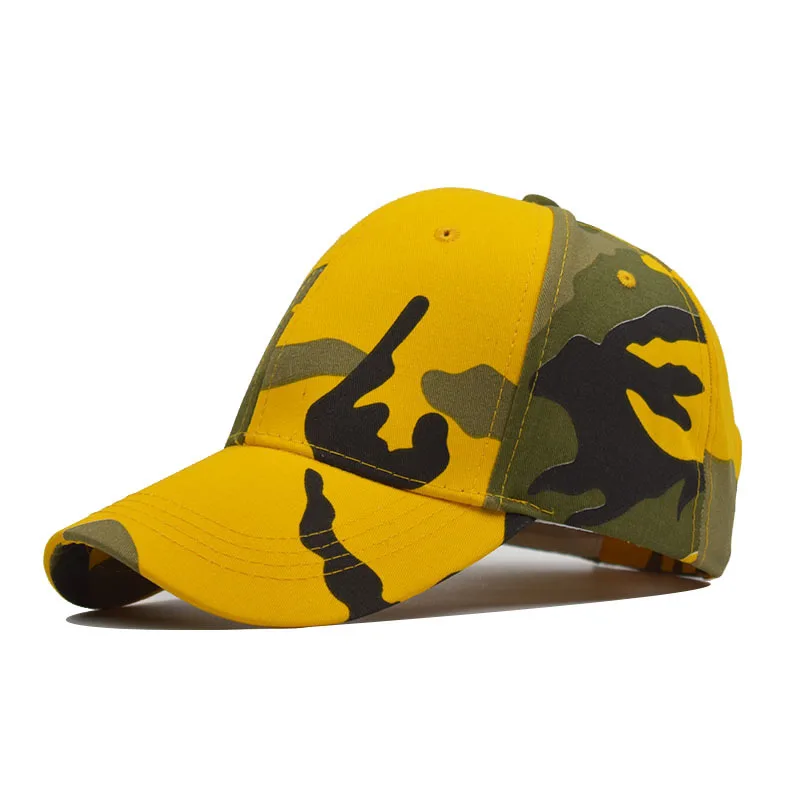 Outdoor Sports Golf Baseball Caps For Men Women Army Tactical Cap Yellow Green Summer Camouflage Hats Bone Gorras