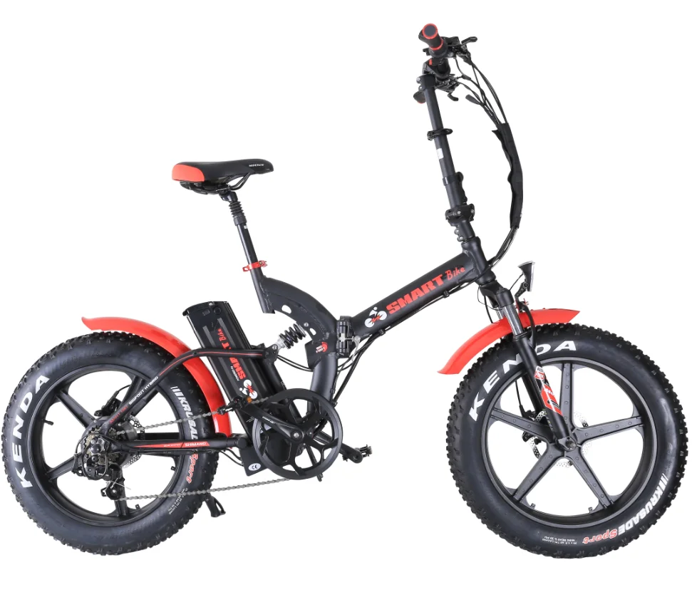 High Quality Professional 20inch Fat Bike Hub folding electric bike 500W fat electric folding bike