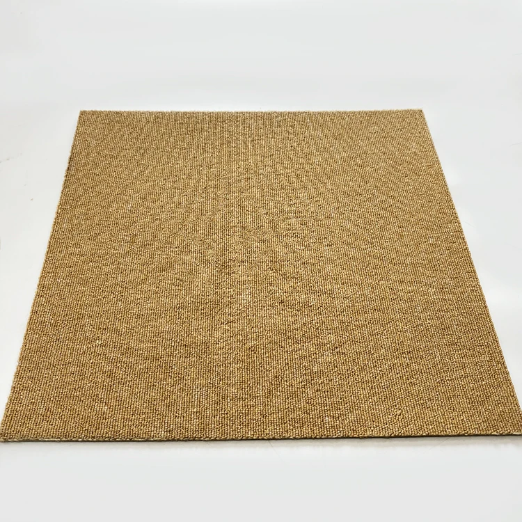 Golden polished porcelain carpet tile PP Material flooring Carpet Tiles 50*50cm Party Floor Carpet Tiles