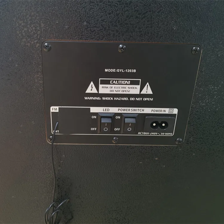 LINGE12 дюймовая горячая Распродажа partybox 1000 Колонка TWS Bluetooth аудио тележка акустическая система с J B L пламенным