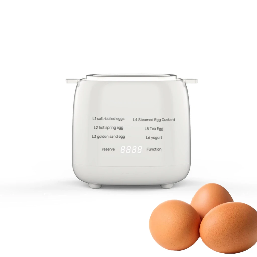 Smart Egg Pot Electric Egg Boiler Machine Automatic Shutdown Alarm Clock Hard Soft Cooking Steamed Eggs Hot Spring Tamago Home