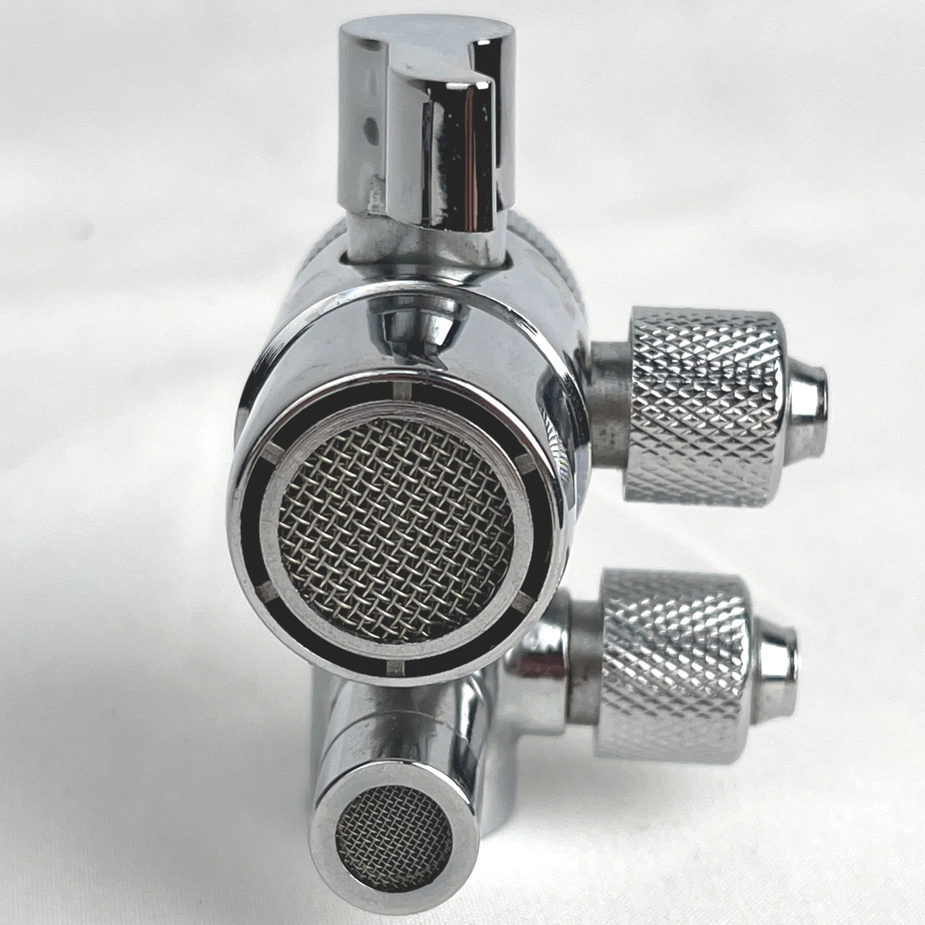 PATENT 1/4 Water Splitter Valve 3 infall and 3 way out Diverter Valve