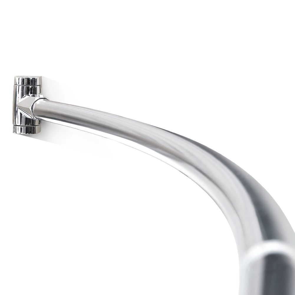crescent shower curtain rod