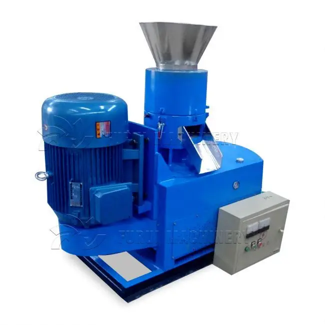 Durable ring die wood pellet press mill/agricultural waste rice husk pellet granulator
