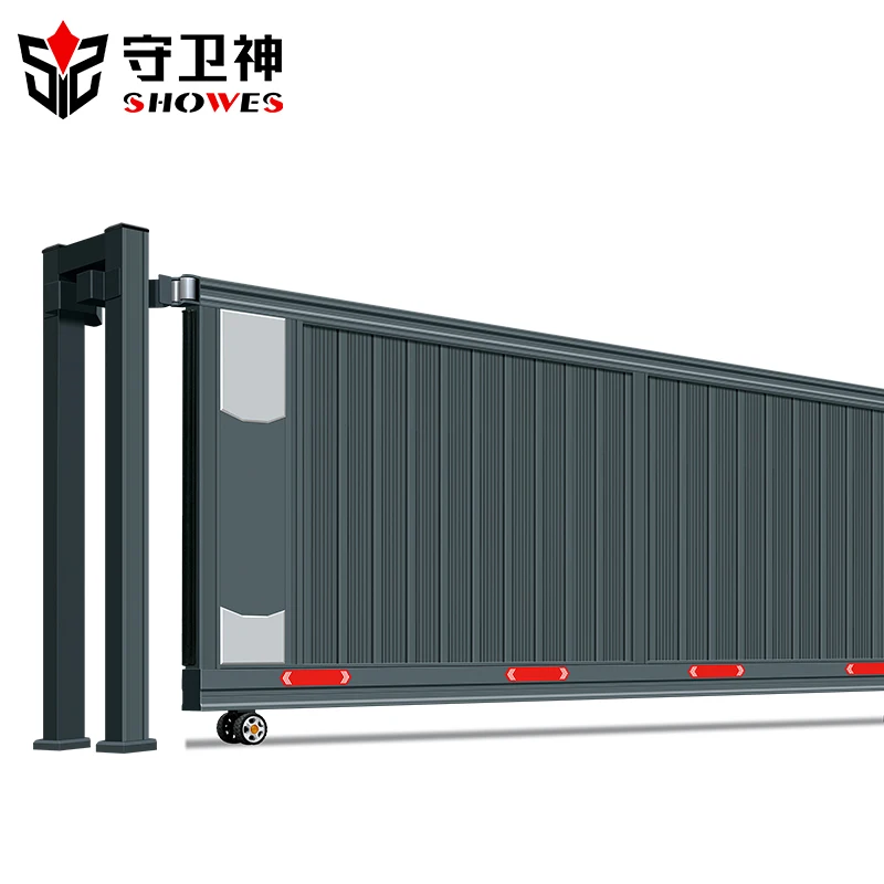 wholesale folding security gate Segmented linear gate automatic driveway retractable sliding gates