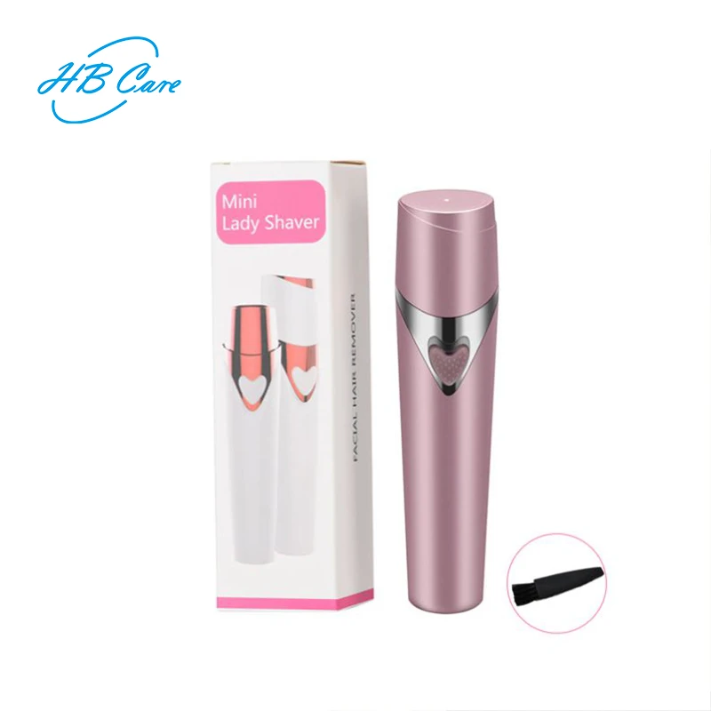 Cheap and practical facial razor for women Stainless steel double head razor Electric shaver