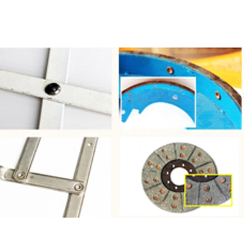 China product clutch and brake shoes lining riveting machine