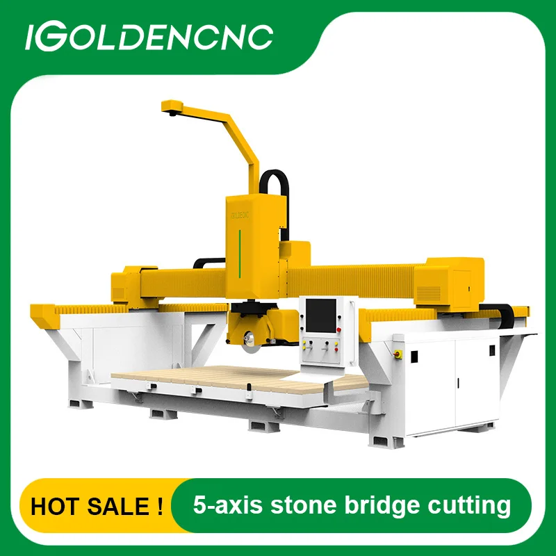 CNC system 3 axis 4 axis 5 axis Bridge cutter Granite cutting saw CNC Countertop Machine for kitchen bathroom
