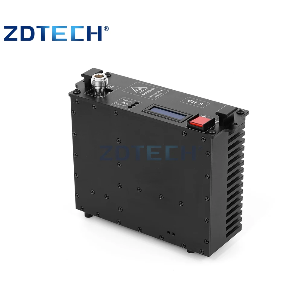 20-6000MHz 100W power amplifier module  DDS Signal function generator with heat sink for UAV jammer