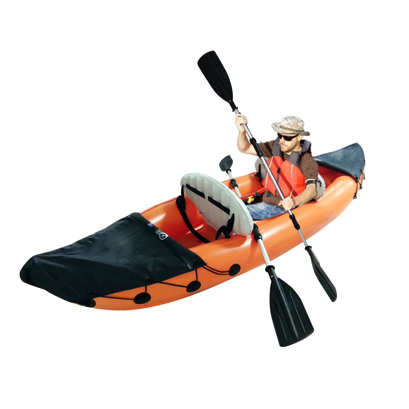 wholesale thickened KAYAK Inflatable Rowing Boat Outdoor professional rowing boat Bring paddle canoe kayak For Sport Gaming