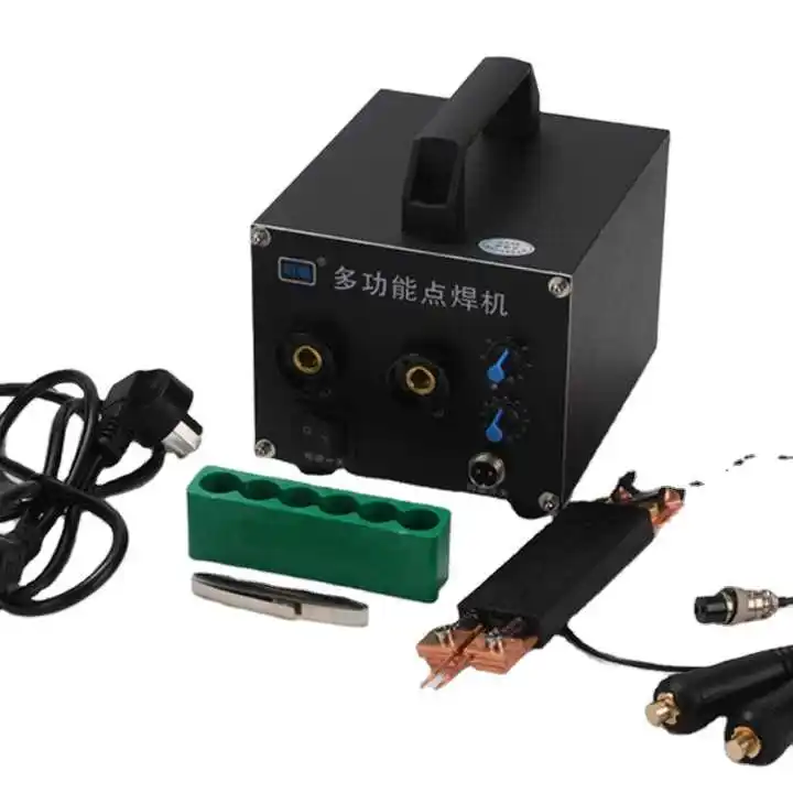 Portable 18650 Battery Powered Mini Spot Welder Super Capacitor Energy Storage Pulse Welding Machine for Metal Processing Line