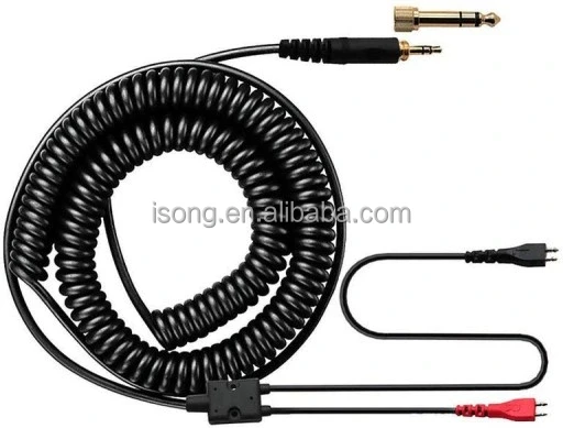 Сменный спиральный пружинный аудиокабель для наушников Sennheiser HD25 HD560 HD540 HD430 HD250 1 5-5 м 6 35