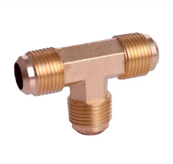 
ISO9001 refrigeration carrier air conditioner parts with cnc machining brass connector nut fitting 
