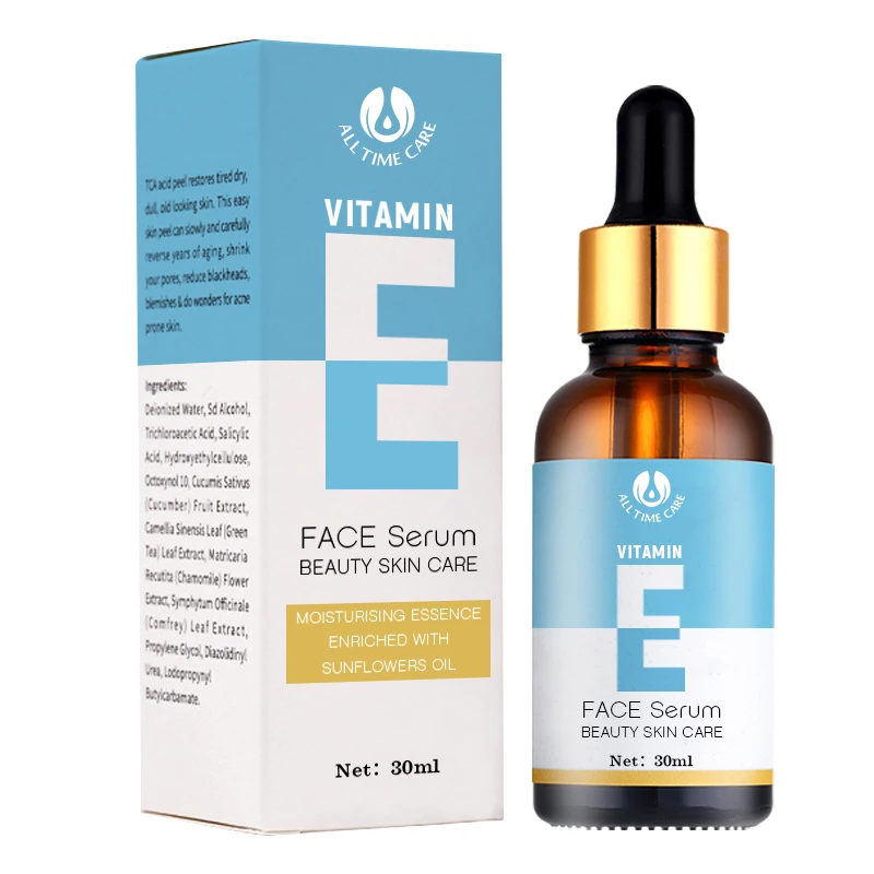 Anti Aging Cream Serum Private Label Vitamin E Fsce Vitamin E Serum Anti-Aging