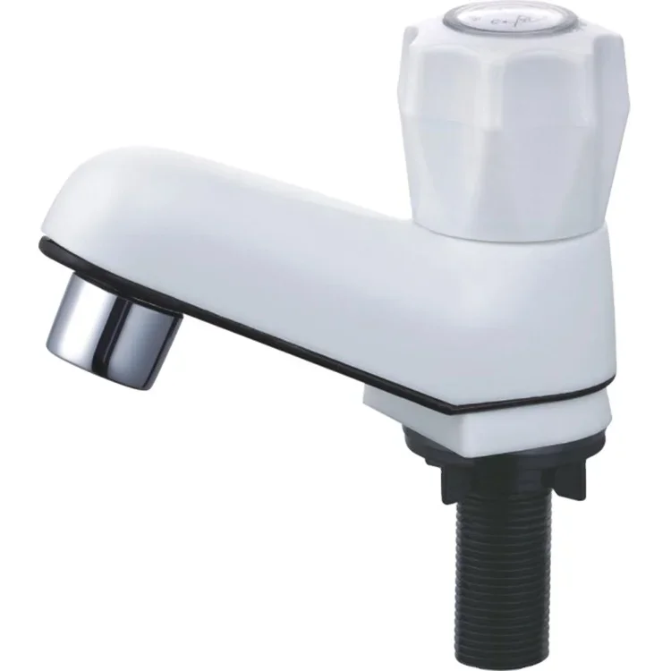 Wholesale Sink PVC Plastic Water Tap Bathroom Taps Sanitary Ware Different Color Basin Faucet