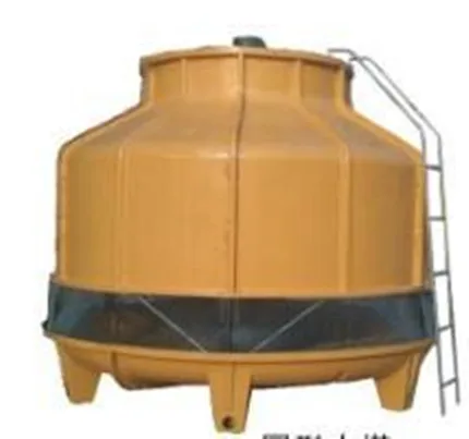 Water cooling tower for direct cooling bloc ice machine