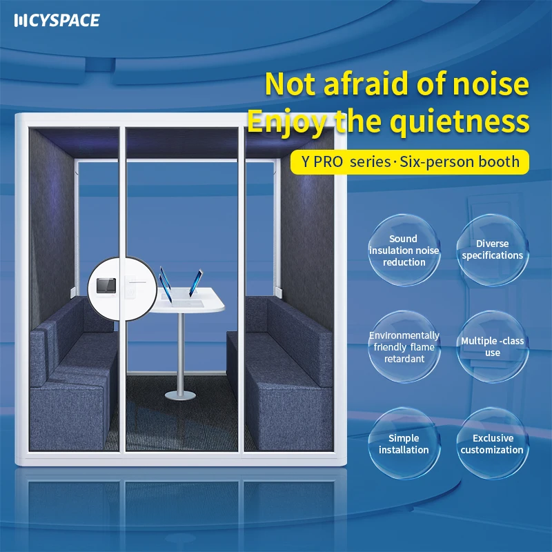 Outdoor Meeting Soundproof Work Meeting Pod Modern Acoustic Home Office Podindoor Prefabricated Person Pod Two Meet