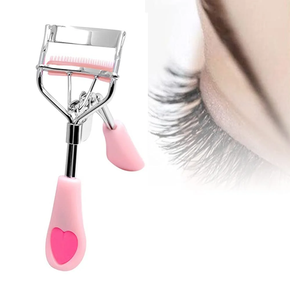 High Quality Black Pink High Quality Plastic Eco Friendly Mini Custom Private Label Tools Kit Comb  Eyelash Curler