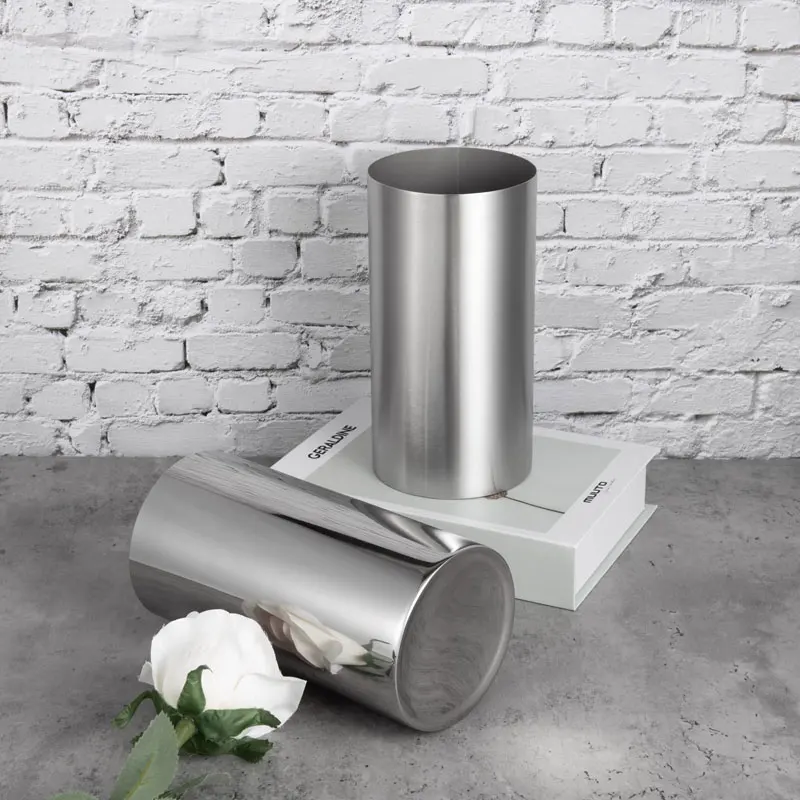 Flower Vase Decorative Centerpiece For Home or Wedding SUS304 Stainless Steel  19.5-25Hcm