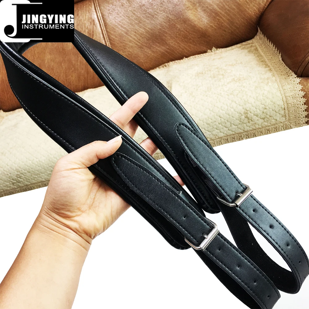 2022 Jingying Music Instrument Accessories,Black Leather Tuba Straps