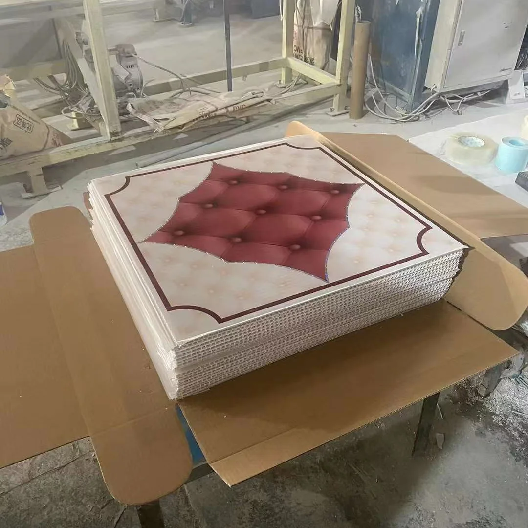 2x2 подвесные потолочные плитки ПВХ пластиковые панели акустические 2024 Новая цена для домашнего декора