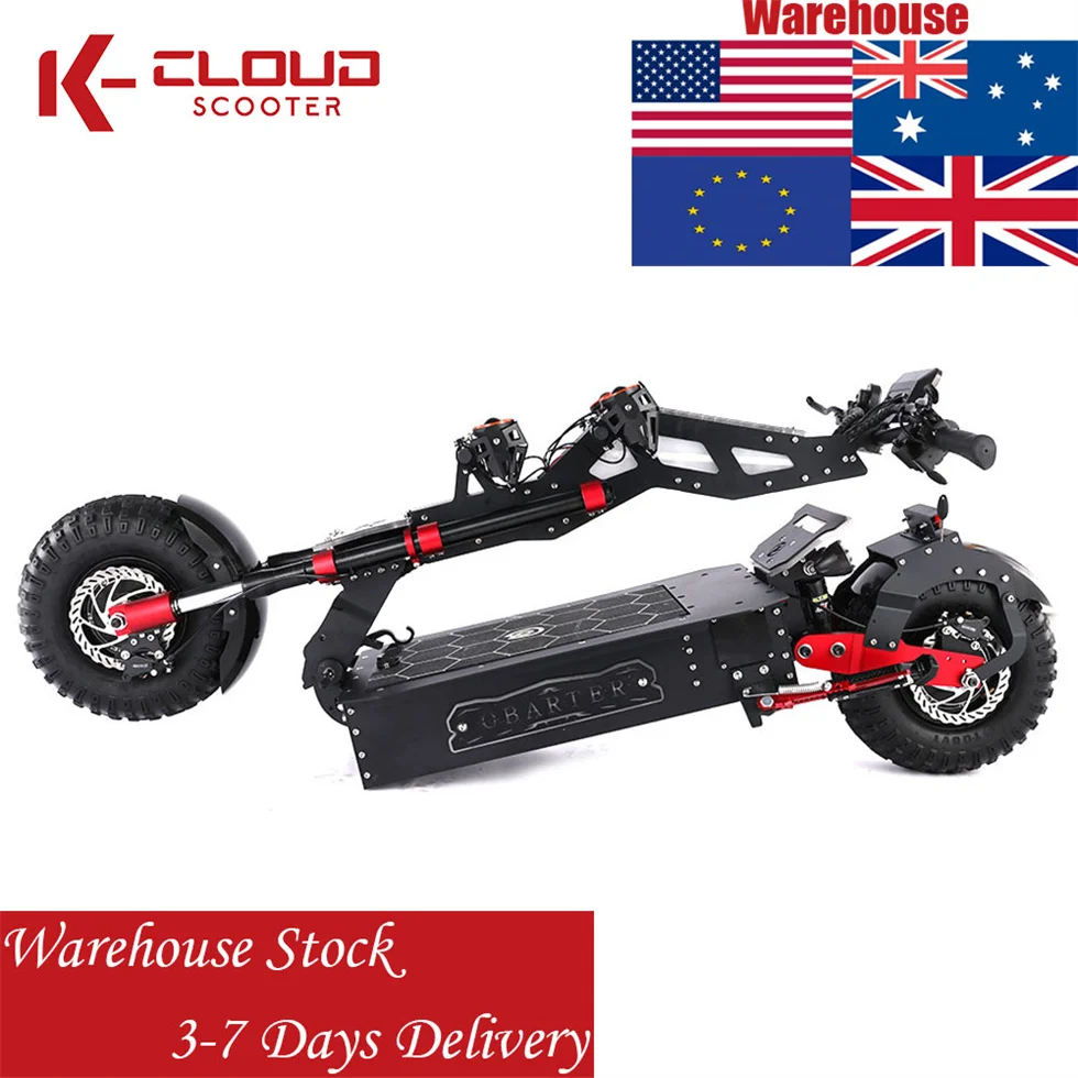 New Arrivals Trotinette Electrique 10000W 8000W Waterproof All Terrain Electric Scooter 14 Inch 72V E Scooter